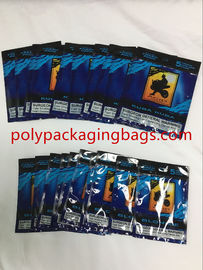 Özel yapımı basılı puro humidor torbaları sikar plastik torbalar kaydırıcı zip kilitli